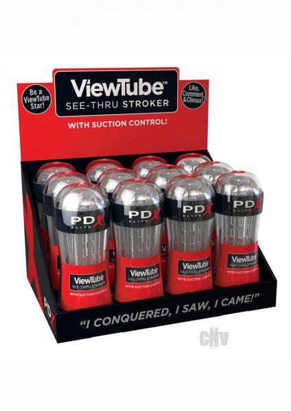 Pdx Elite Viewtube Stroker 12/disp