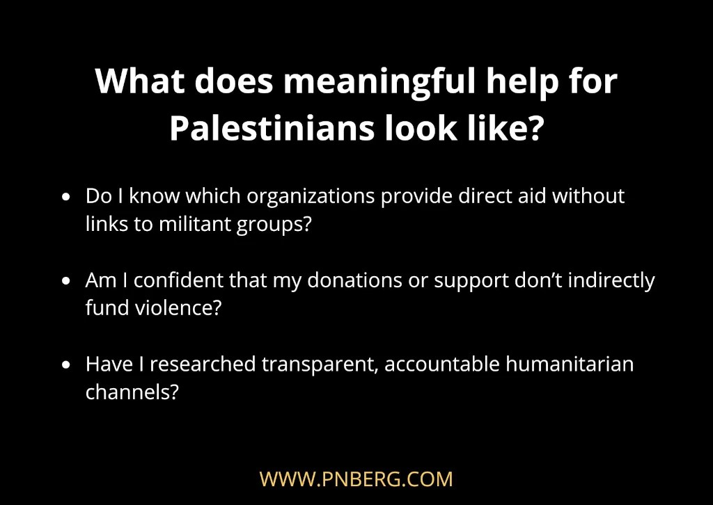genocide gaza meaningful help