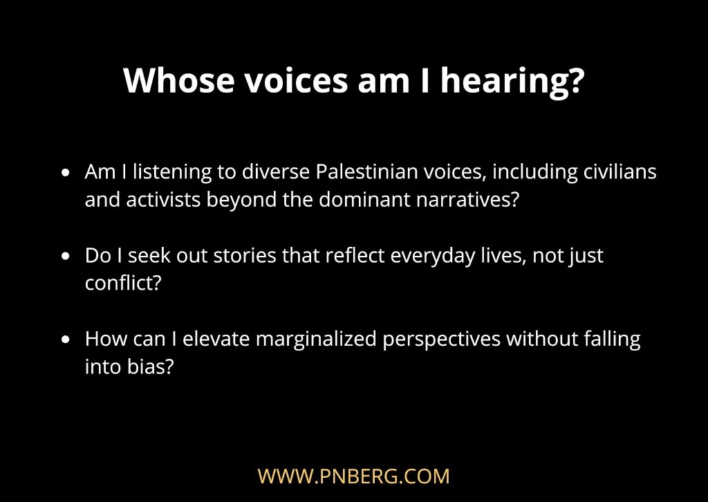genocide gaza palestinian voices