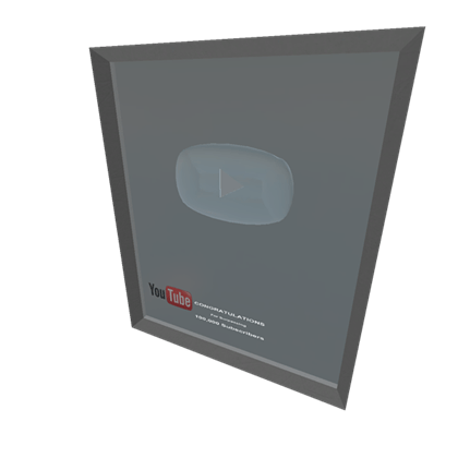Silver Play Button Png File Png Mart