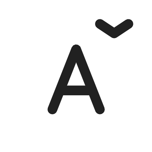 Font Decrease Icon Svg Png Free Download - Best Gradient Illustrations in 8K