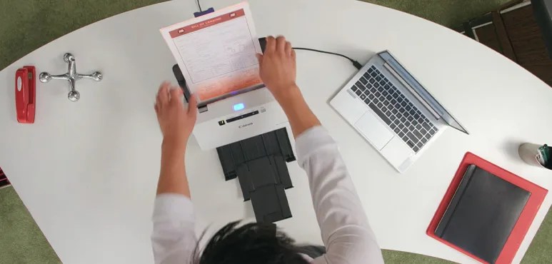 imageFORMULA R40 Office Document Scanner - Output Tray