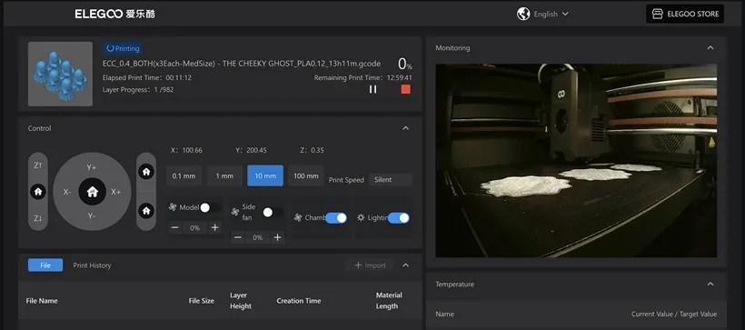 ECC Web Interface