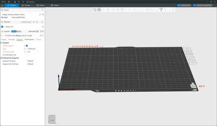 ELEGOO Slicer - ECC