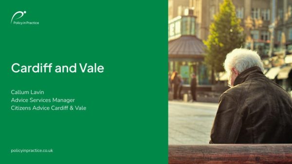 Callum Lavin, Cardiff and Vale CAB slide