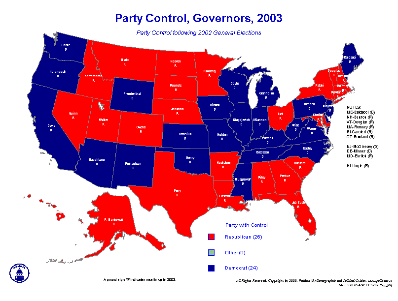 In the united states, over 32.5 million adults are living wi. Polidata Election Maps Top Ticket Races 2002