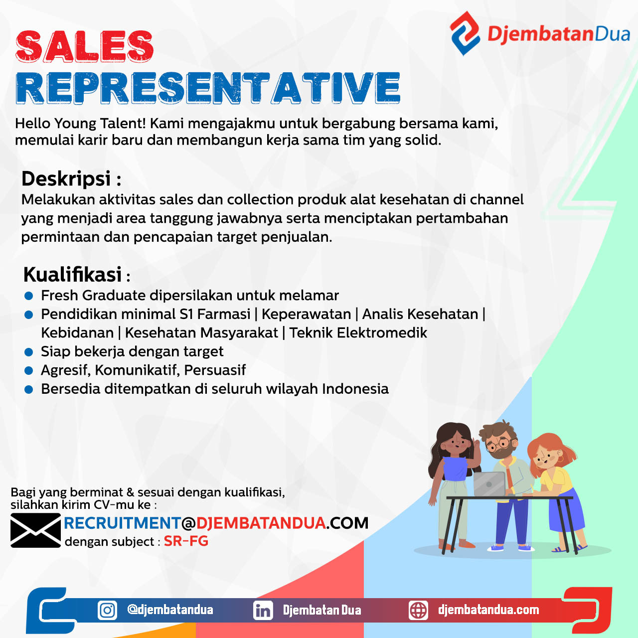 Temukan lowongan kerja alat kesehatan yang anda cari di … Sebanyak 99 lowongan kerja alat kesehatan dan yang berhubungan dengan loker alat kesehatan, rekrutmen alat kesehatan, peluang kerja alat kesehatan, peluang berkarir alat kesehatan, pekerjaan alat kesehatan di loker.my.id. Kirim loker terbaru ke emailmu. 19/03/2021 · 99 lowongan kerja alat kesehatan bulan april 2021. Lowongan alat kesehatan bulan januari 2022 di jakarta | indeed.com Lowongan perusahaan alat kesehatan bulan januari 2022 | indeed.com Ada perusahaan yang sedang membuka kesempatan lowongan kerja perusahaan alat kesehatan, staf teknisi, staf administrasi, supervisor dan banyak lagi melalui indeed.com. Ada perusahaan yang sedang membuka kesempatan lowongan kerja alat kesehatan, supervisor hr/personalia, staf administrasi, office boy/girl dan banyak lagi di daerah jakarta melalui indeed.com. Lihat lowongan kerja di jora. Lowongan Kerja