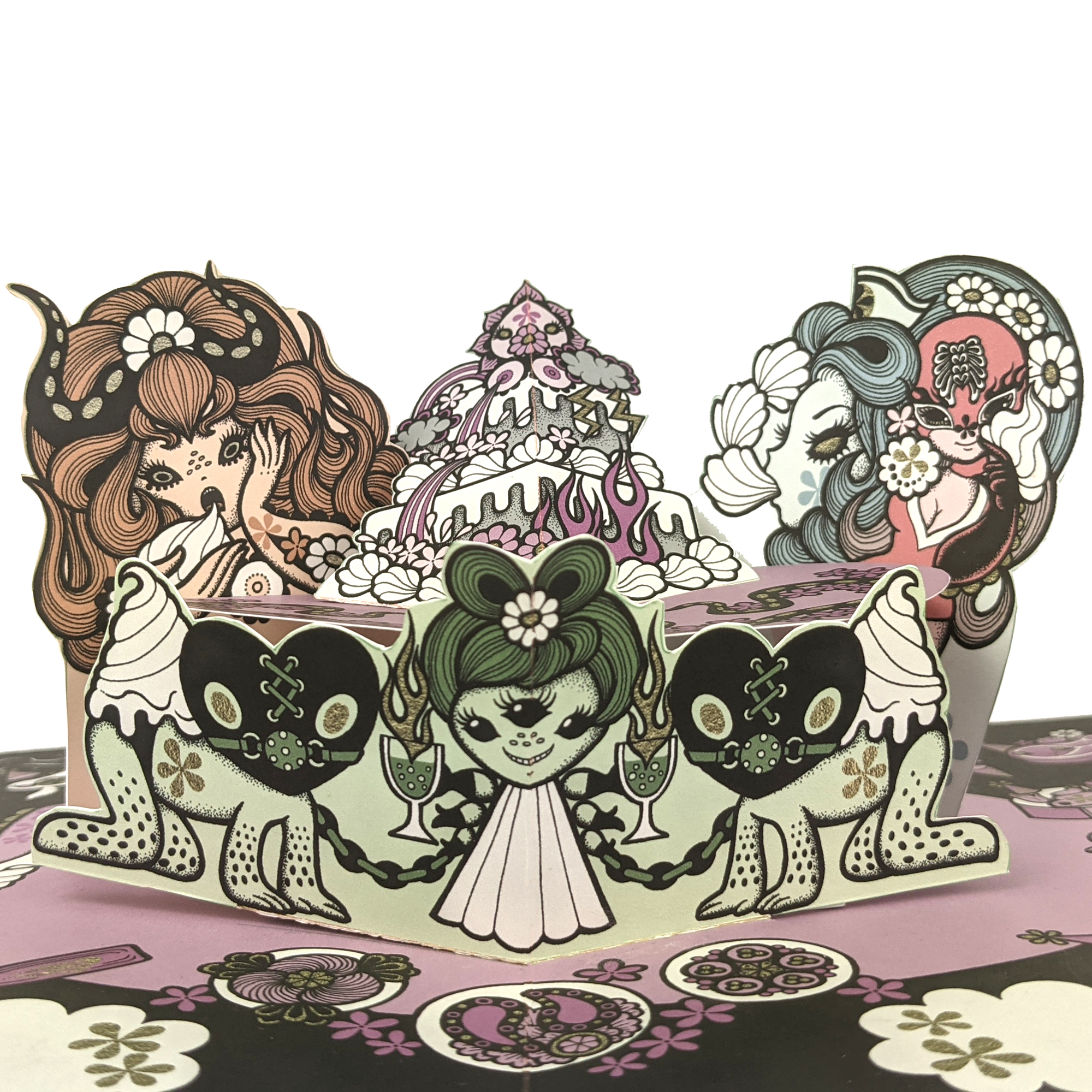 Junko Mizuno Birthday Party Pop Up Card - Poposition Press