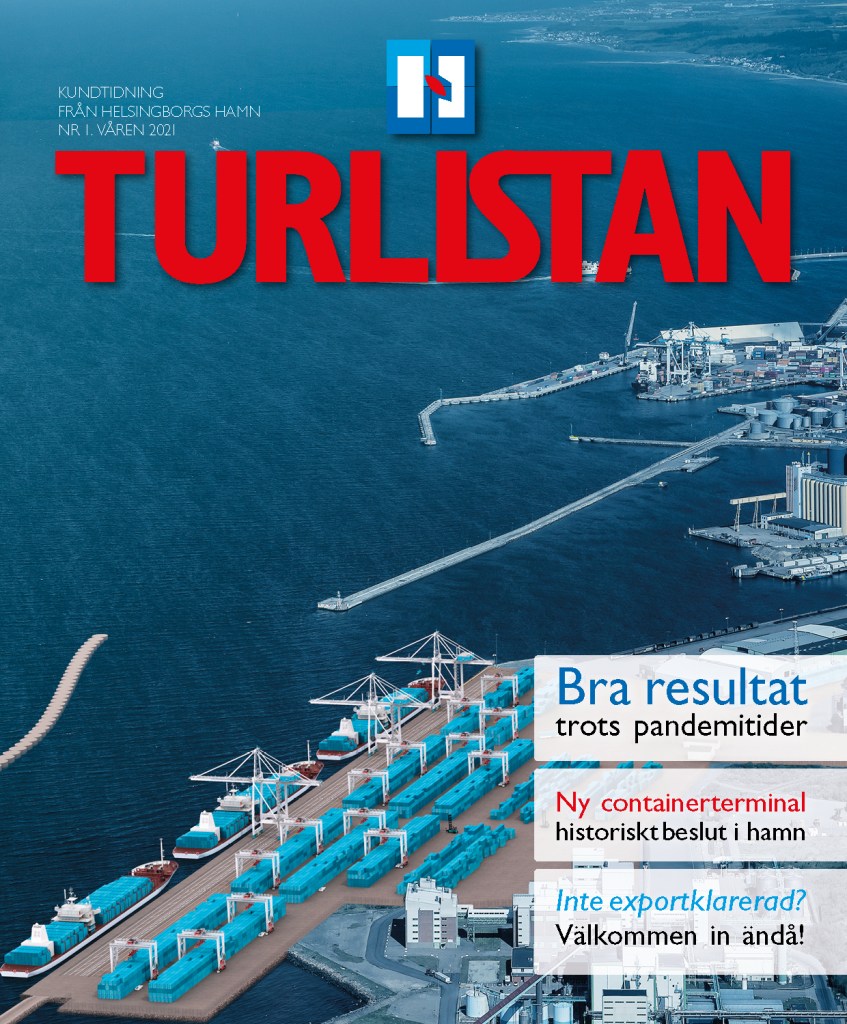 Omslagsbild av Turlistan nr 1 2021