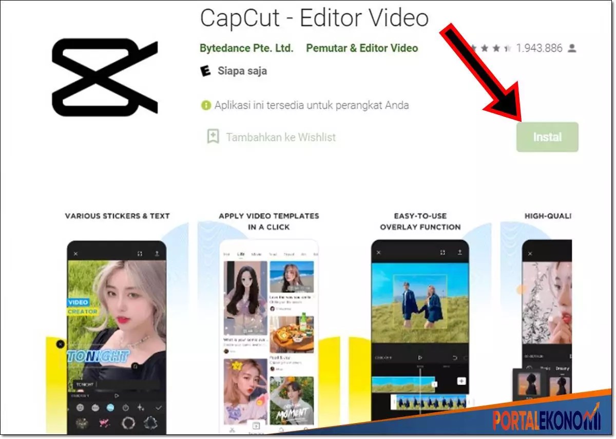 Pilih suara atau efek musik mana saja . Cara Edit Video Menggunakan Aplikasi Capcut Dan Unggah Di Tik Tok