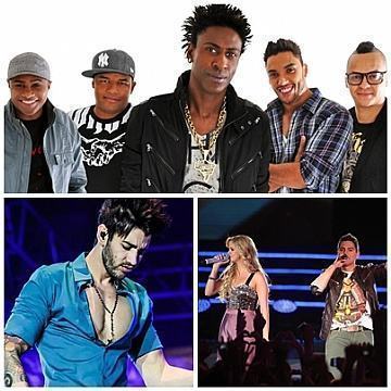 Pagode, sertanejo e sertanejo universitário serão os ritmos no palco do Verão Show a partir de hoje à noite. (Divulgação/PMSS)