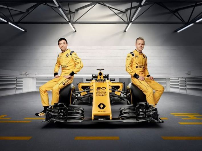 Jolyon Palmer e Kevin Magnussen. (Foto: Divulgação)