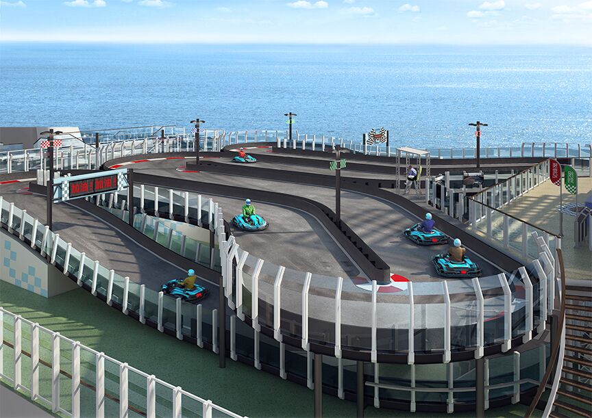 Norwegian Joy To Bring First Race Track At Sea Porthole Cruise