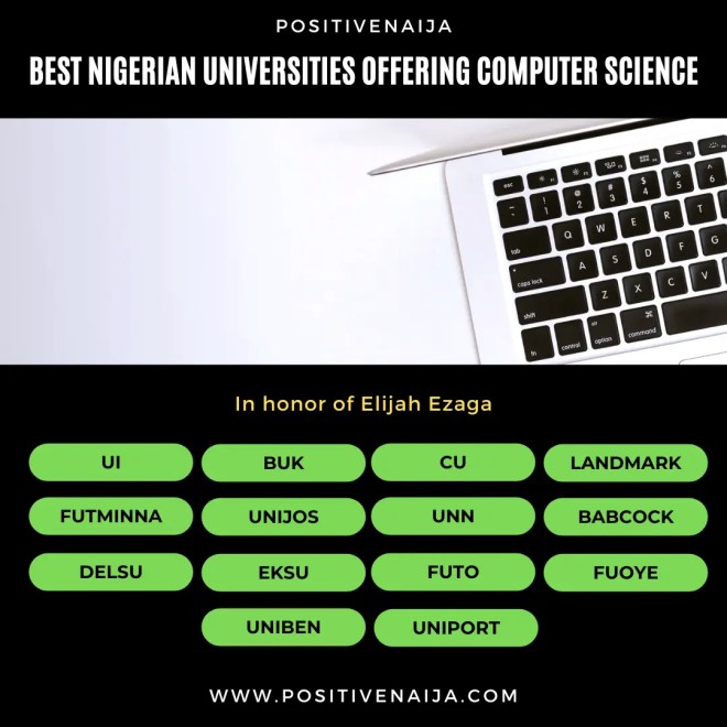 Best Nigerian Universities Offering Computer Science