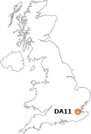 Da11 Postcode District On Map - Ultra HD Nature Patterns for Desktop