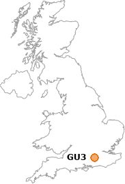 All Postcodes In The Gu3 Postcode District - Geometric Pictures - Amazing HD Collection