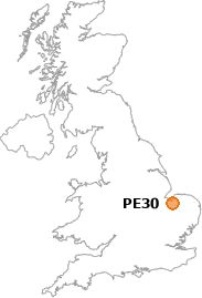 Pe30 Postcodes - Space Designs - Professional High Resolution Collection