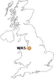 Wa5 Postcodes - Landscape Design Collection - High Resolution Quality