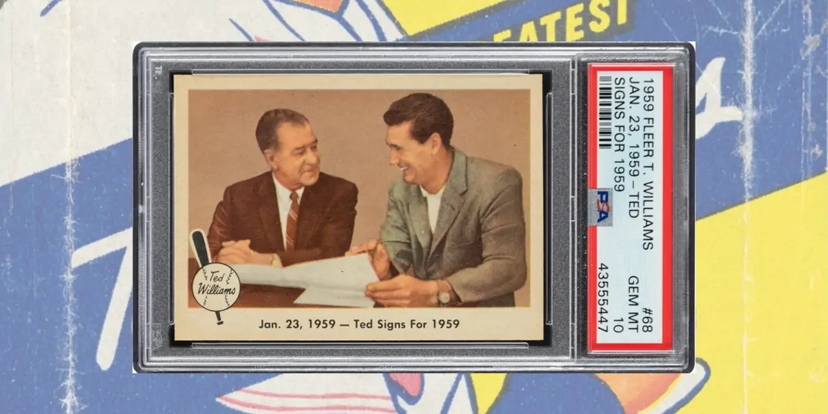 An Accidental Rarity: 1959 Fleer Ted Williams #68 – Post War Cards