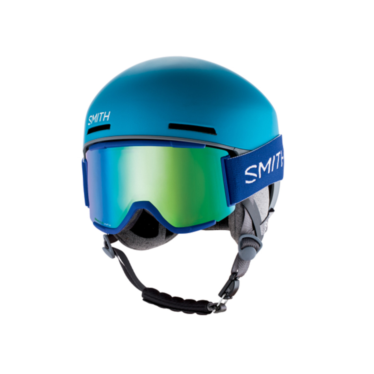 smith ski helmet and goggles
