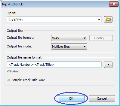 June 23rd, 2005 520 downloads. Rip Cd To Wav Files