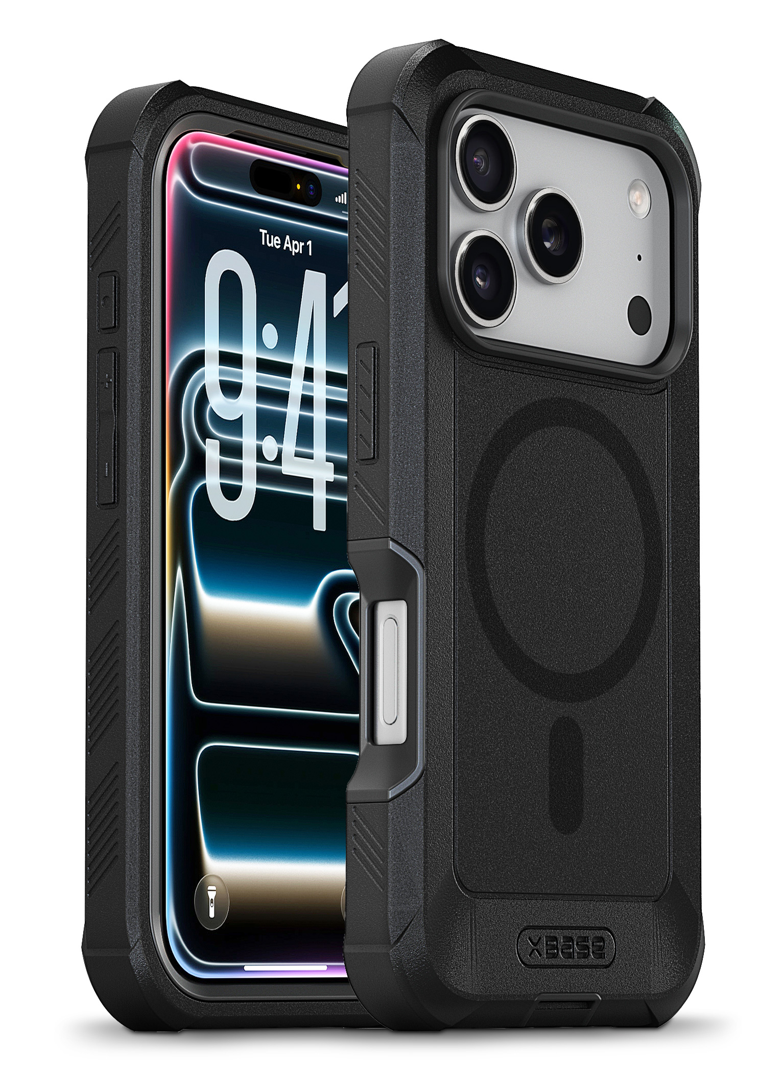 xBase iPhone 17 Pro Max - Boulder Heavy-Duty MagSafe Cases - PowerPeak