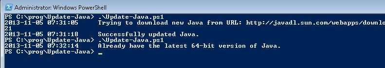 Powershell Java Auto Update Script Svendsen Tech Blog - High Quality 4K Vintage Designs | Free Download