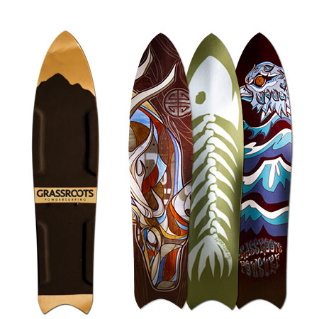 Slasher 140cm Powsurfer - Grassroots Powdersurfing