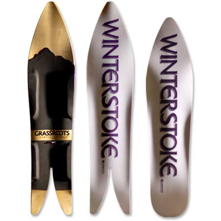Powder Shark 3D 140cm Powsurfer - Grassroots Powdersurfing