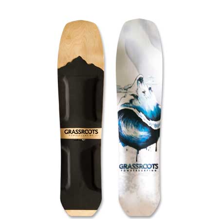 Flying Carpet Powsurfer 140cm 3D - Grassroots Powdersurfing