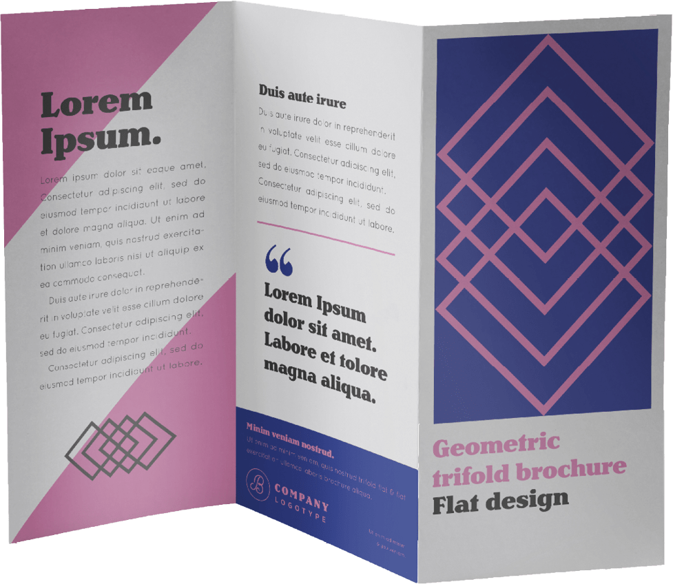 a4 tri folded leaflets
