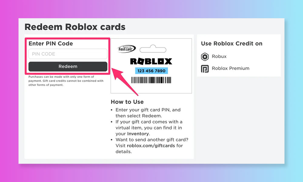 Unlocking Roblox Rewards How To Redeem A Code Redeem Pin 6425158 