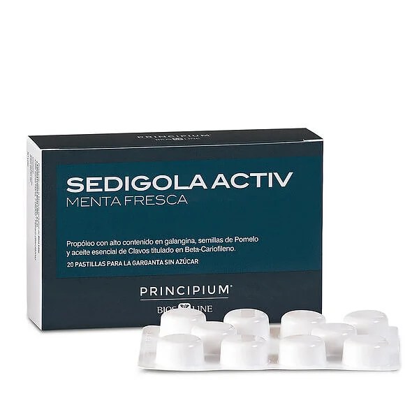 Principium Sedigola Activ Menta Fresca, 20 pastillas