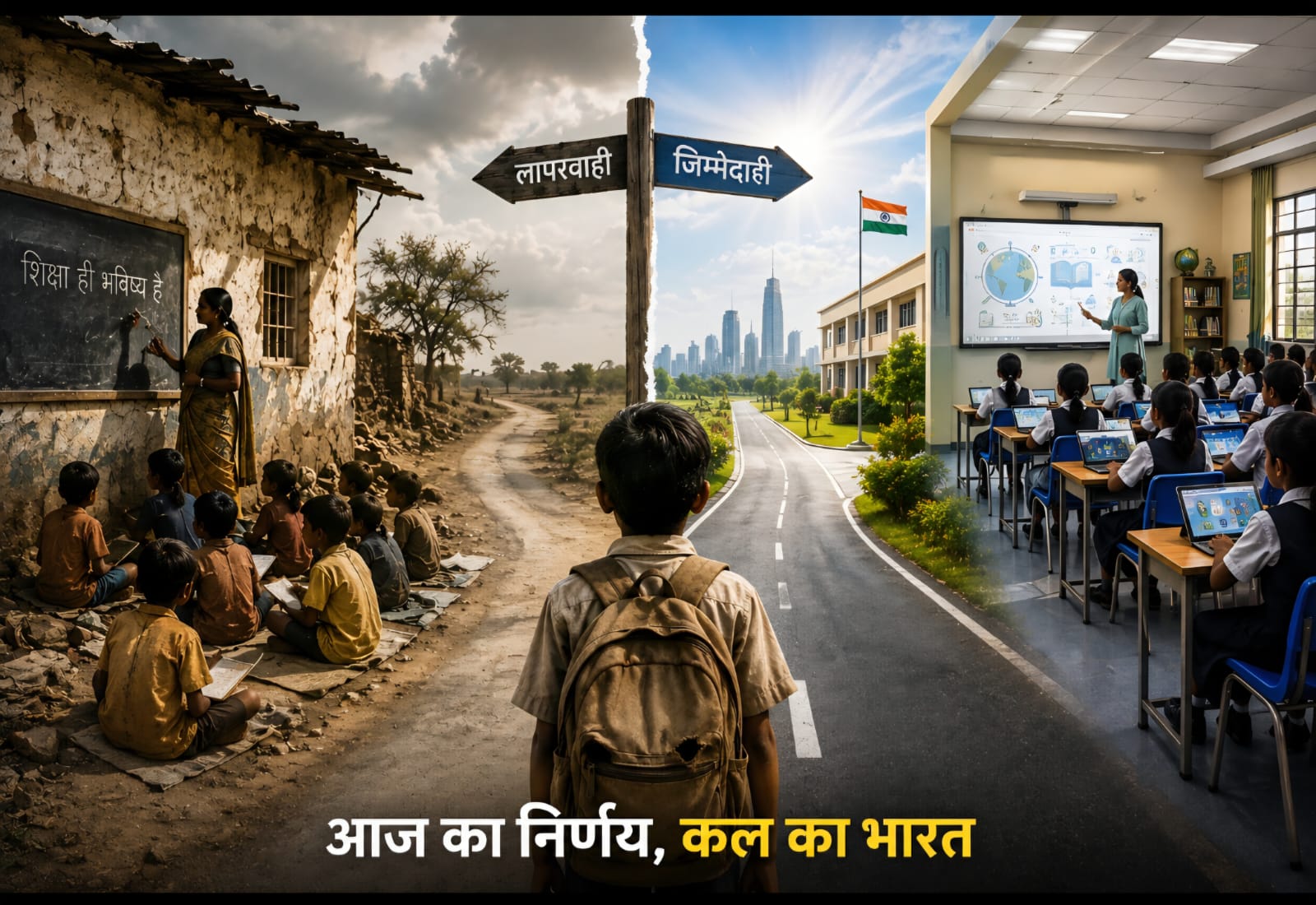 विकसित भारत की राह में जर्जर शिक्षा व्यवस्था सबसे बड़ा सवाल