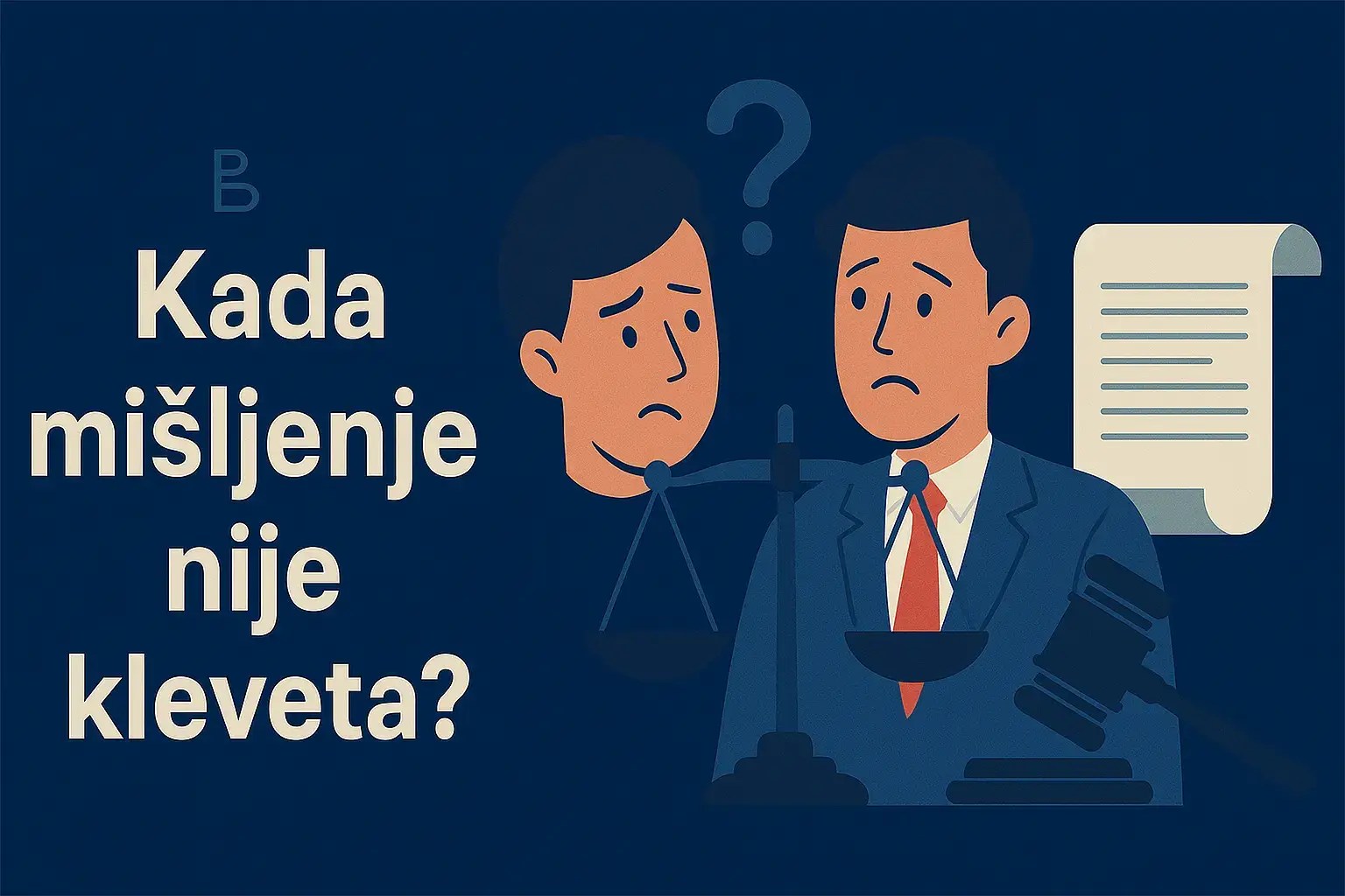 Kada mišljenje nije kleveta
