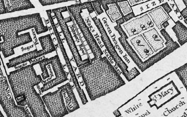 Extract of Rocque’s map of 1746