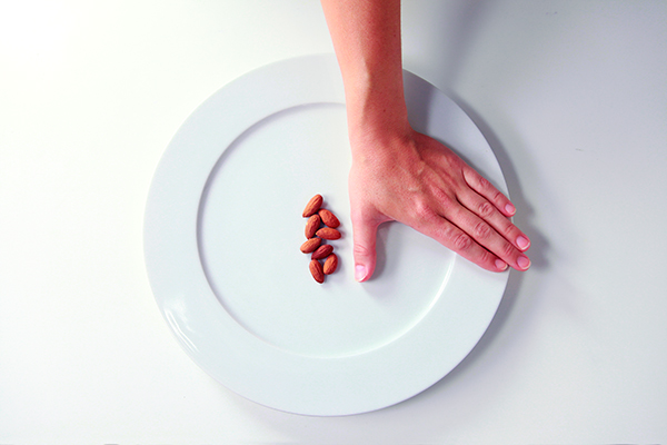Precision Nutrition Palm Sized Portions Nuts Example Female Calorie control guide for men and women