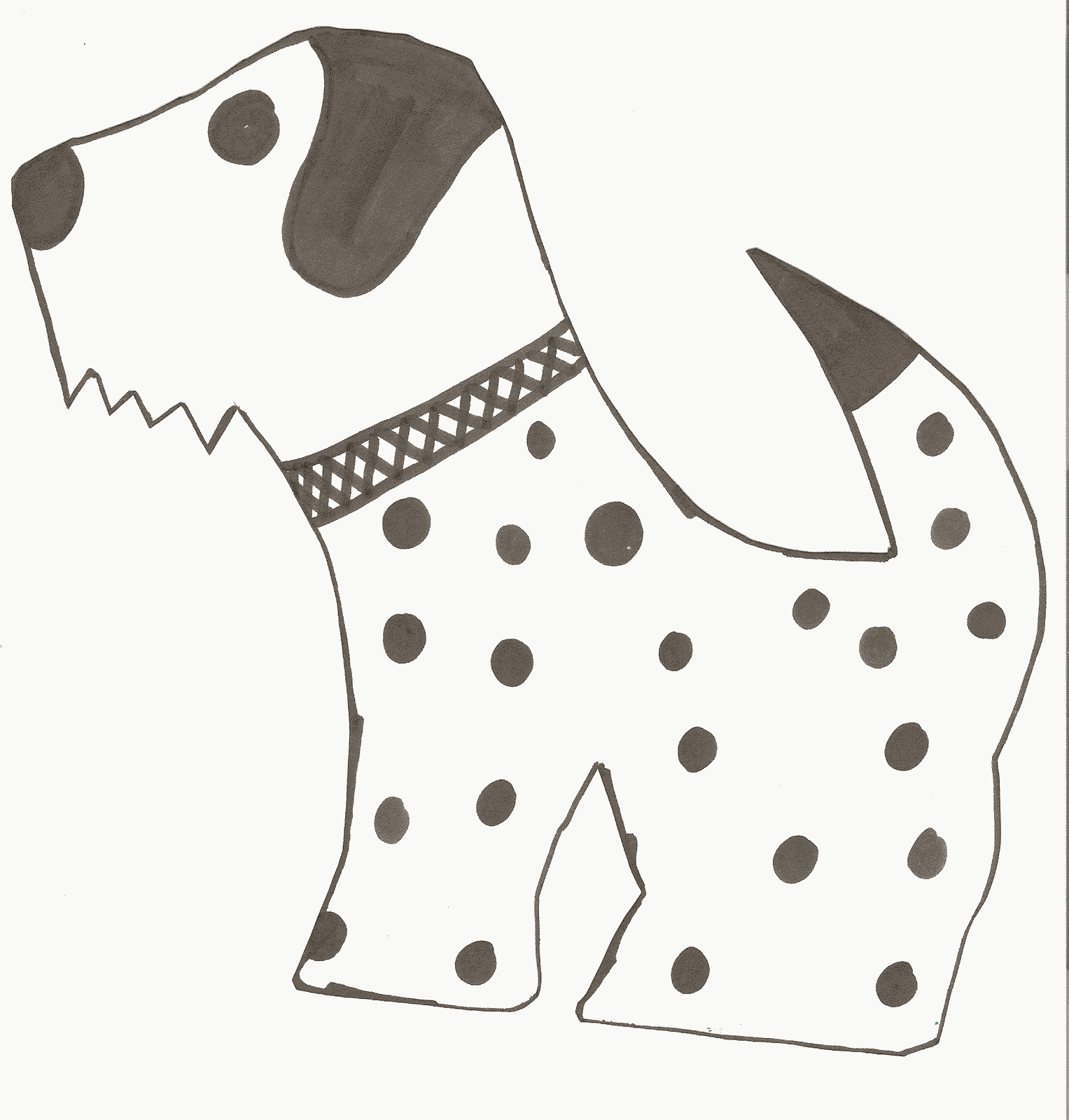 Pejsek Předškoláci omalovánky, pracovní listy » Předškoláci