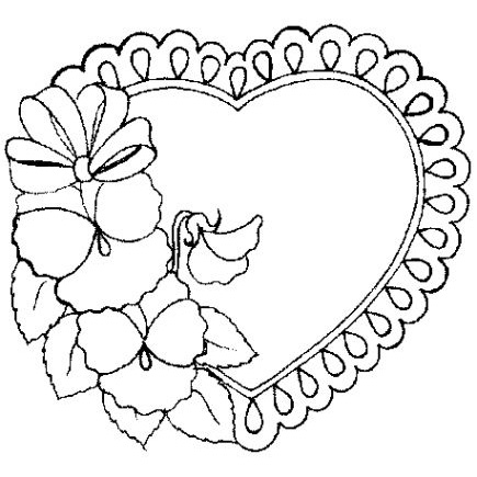 Srdíčka Předškoláci omalovánky, pracovní listy » Předškoláci