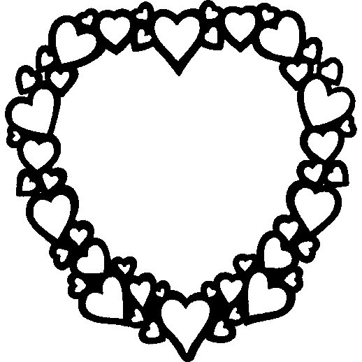 Srdíčka Předškoláci omalovánky, pracovní listy » Předškoláci