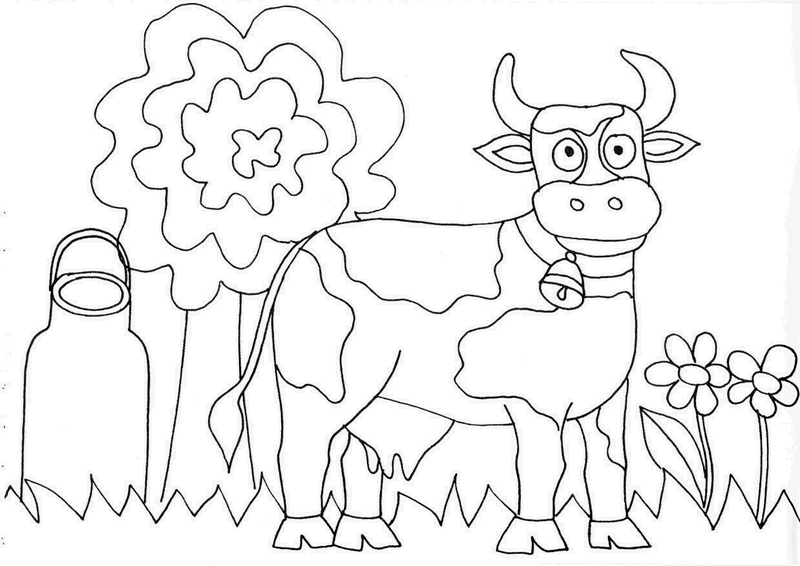 Zvířátka z našeho dvorku Předškoláci omalovánky, pracovní listy