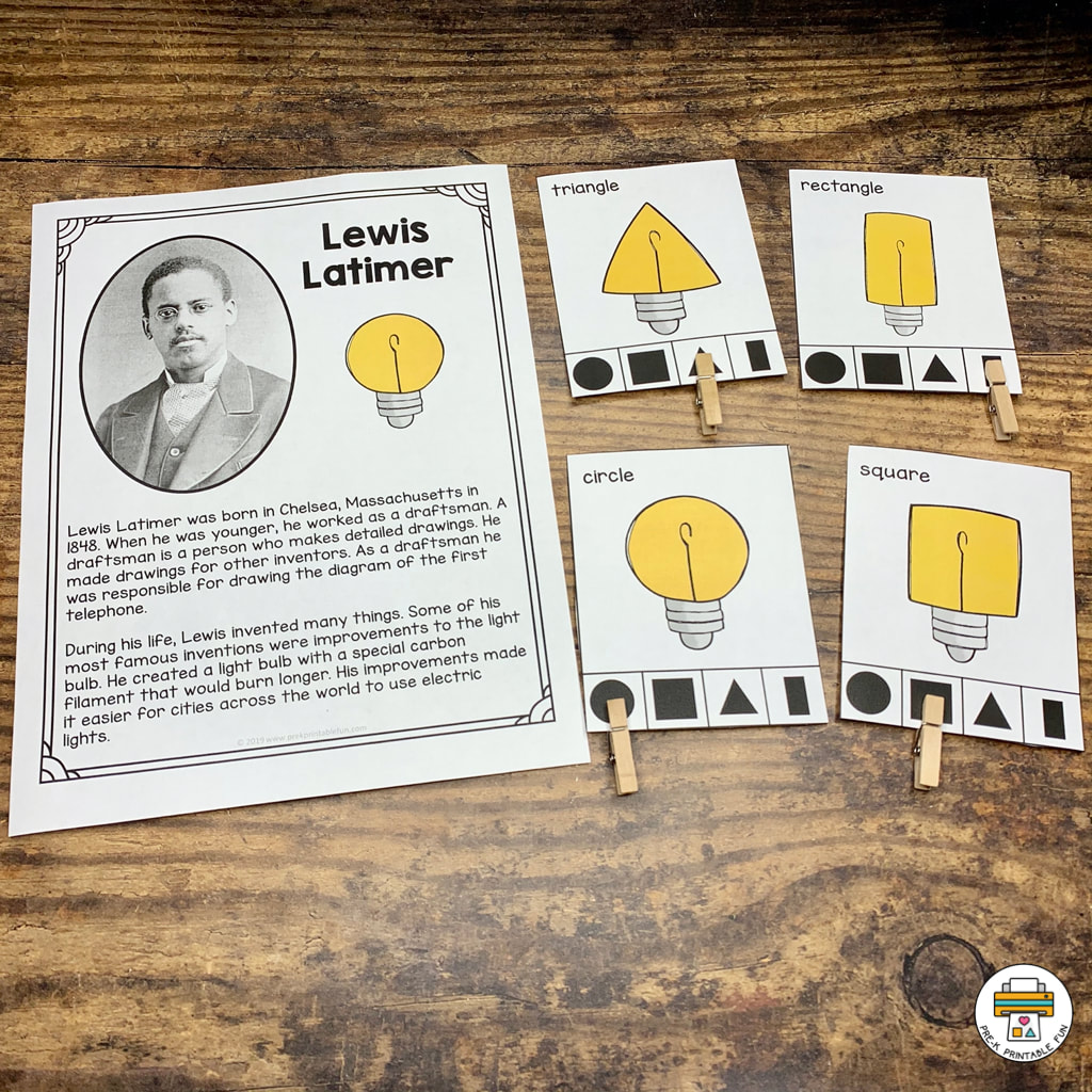 black inventors and scientists pre k printable fun