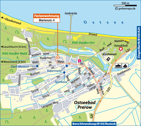 Anfahrt ostseebad prerow