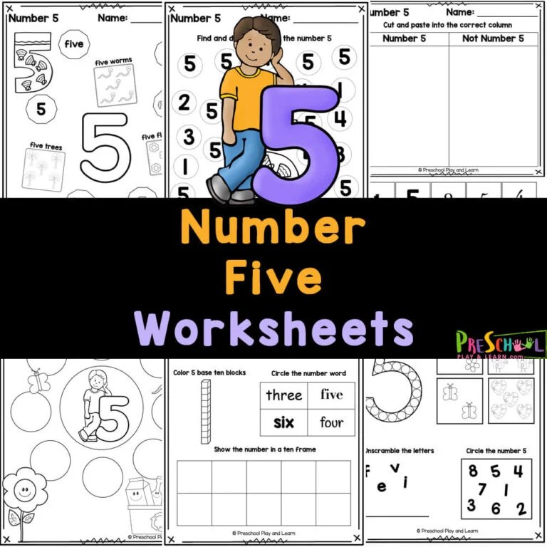 Free name tracing worksheets for preschool (editable!)