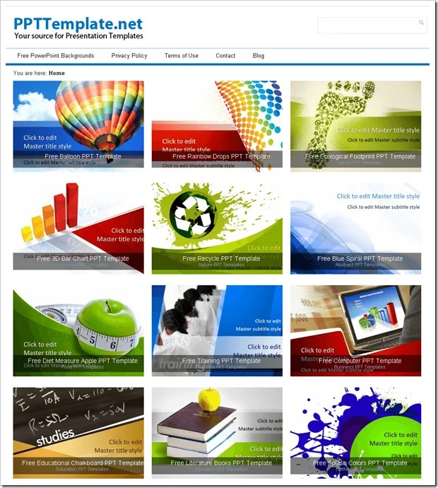 6 Website Penyedia Template Presentasi Powerpoint Gratis Terbaik Presentasi Net