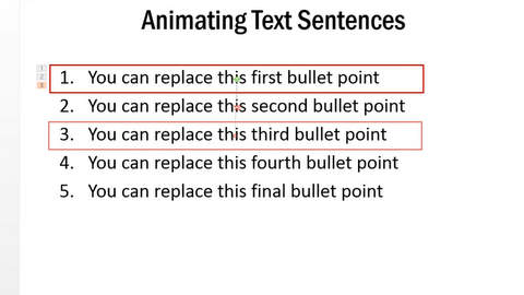 PowerPoint Bullet Points Animation PowerPoint Bullet Points Animation