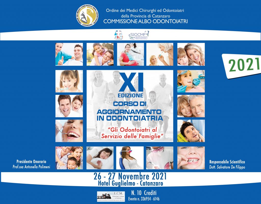 Xi Edizione — Corso Di Aggiornamento In Odontoiatria — “Gli Odontoiatri Al Servizio Delle Famiglie” — 26-27 Novembre 2021 — Hotel Guglielmo — Catanzaro – Present Future Eventi Congressi Matrimoni 800_x_1024_jpg