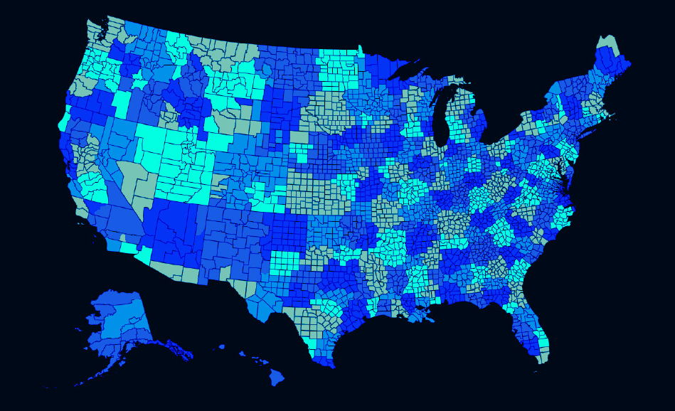 Preserve Viewer Choice US TV Market Map 