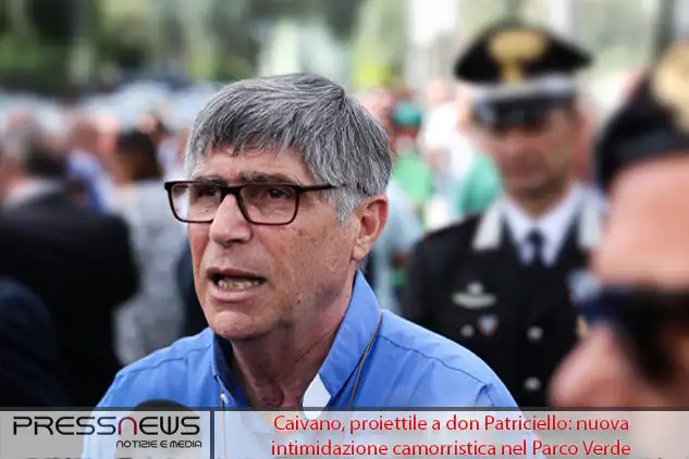 Caivano, proiettile a don Patriciello: nuova intimidazione camorristica nel Parco Verde