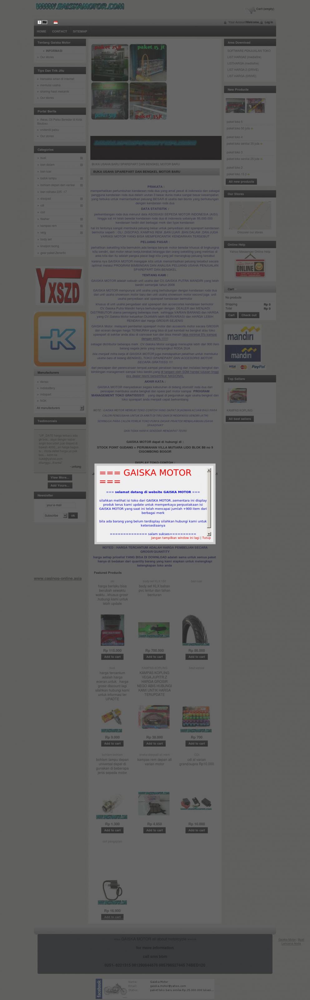 ask)sistem pembayaran admin web toko online - Jasa, Promosi & Lowongan  Kerja - PrestaShop Forums